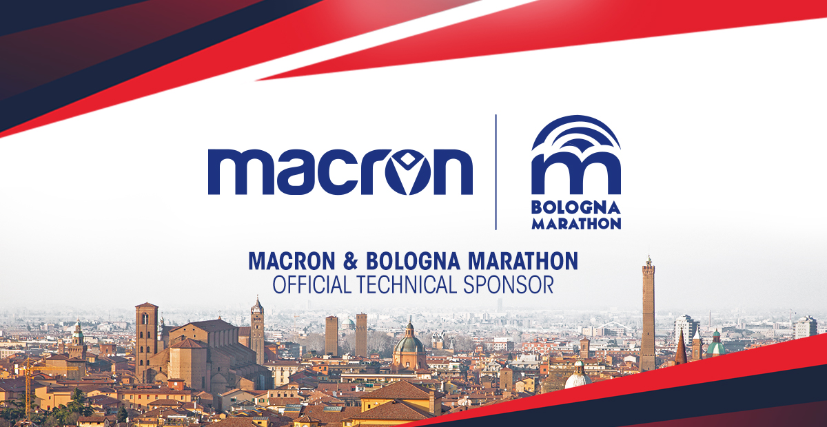 Macron sponsor tecnico ufficiale della Bologna Marathon 2020